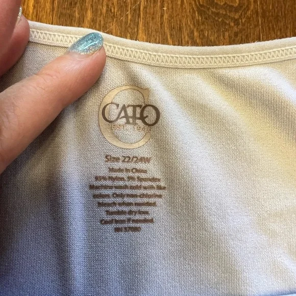 Cato Grey Camisole 22/24w - Picture 2 of 3